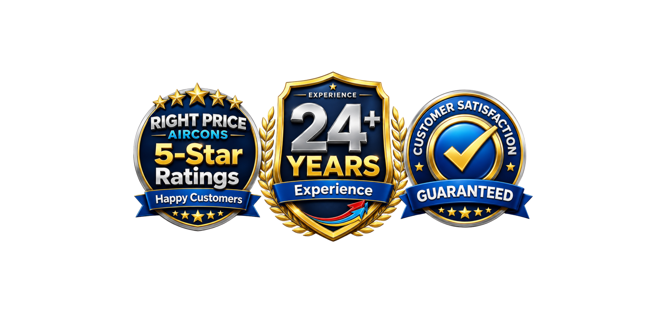 Right Price ratings and experience badges